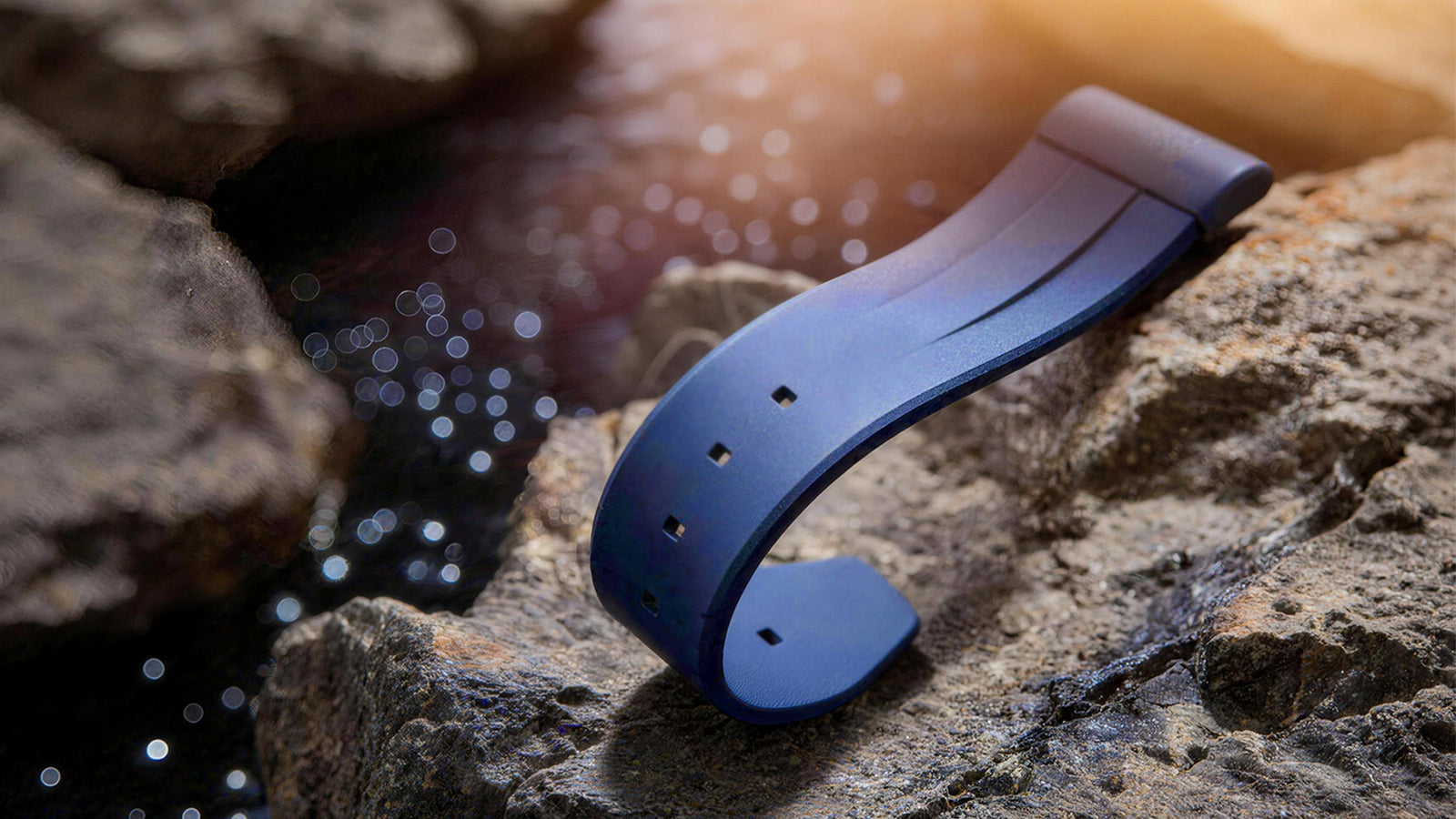 FLUORO WATCH STRAP (White Strap + Silver Buckle) details