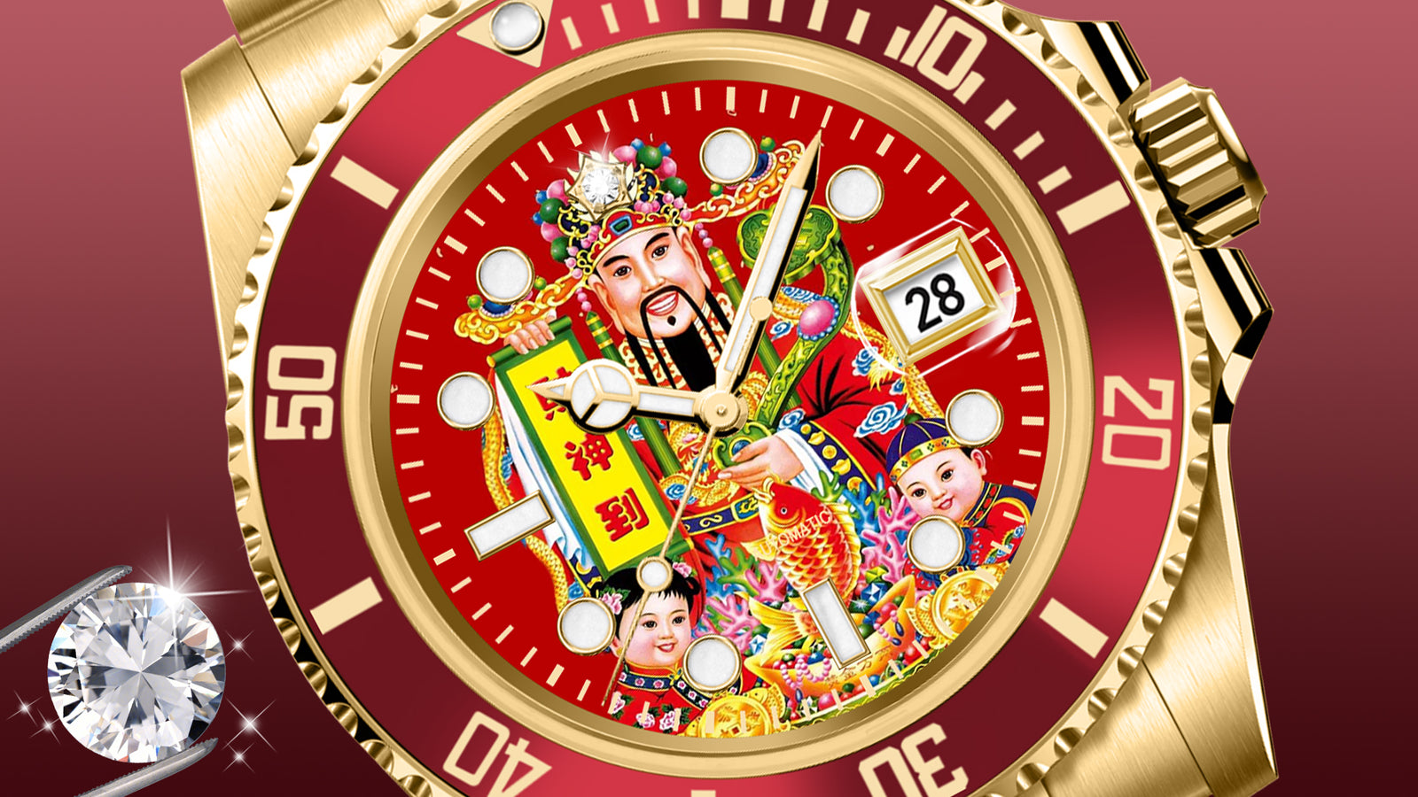 HYDROCORE DIAMOND WATCH details