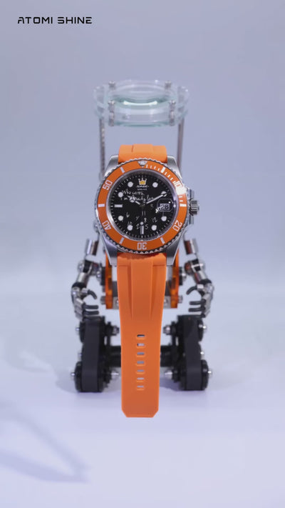 STEAMPUNK INDUSTRIAL STYLE DISPLAY HOLDER FOR WATCHES video