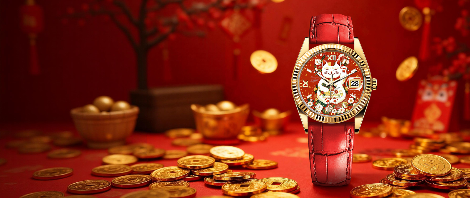 EONDATE CLASSIC LEATHER WATCH details