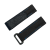 NYLON VELCRO WATCH STRAP (Black & Blue Stitching)