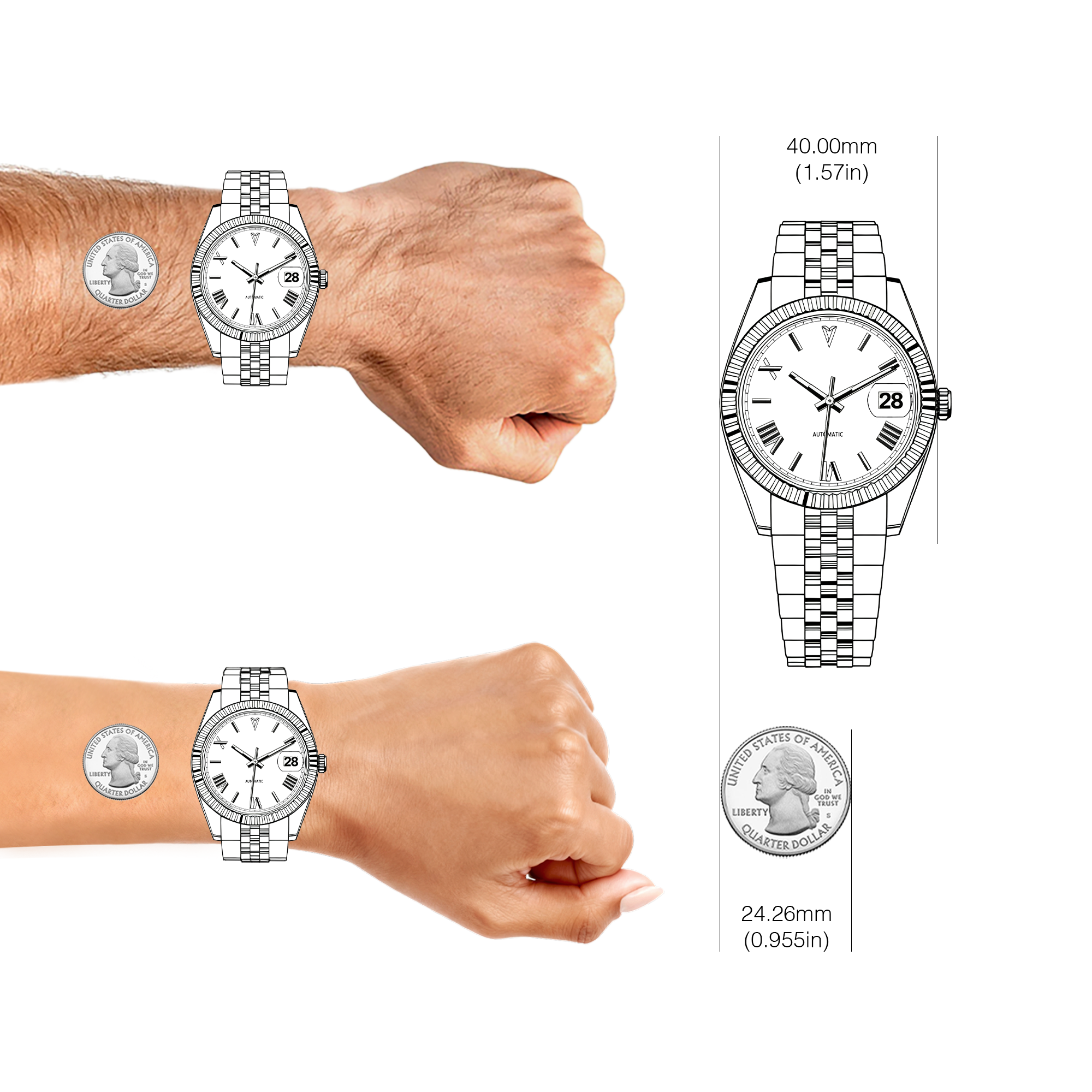 EONDATE MAXI CLASSIC WATCH
