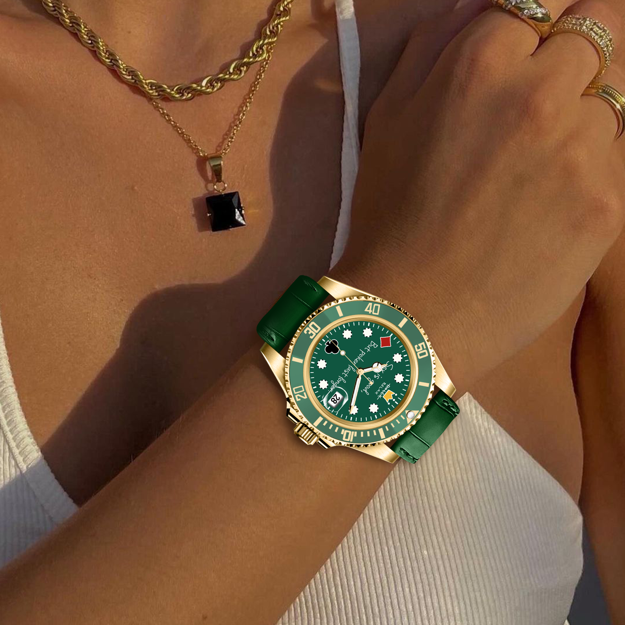 HYDROCORE CLASSIC LEATHER WATCH