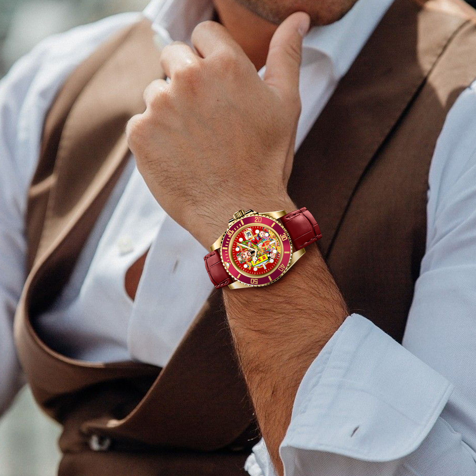 HYDROCORE CLASSIC LEATHER WATCH