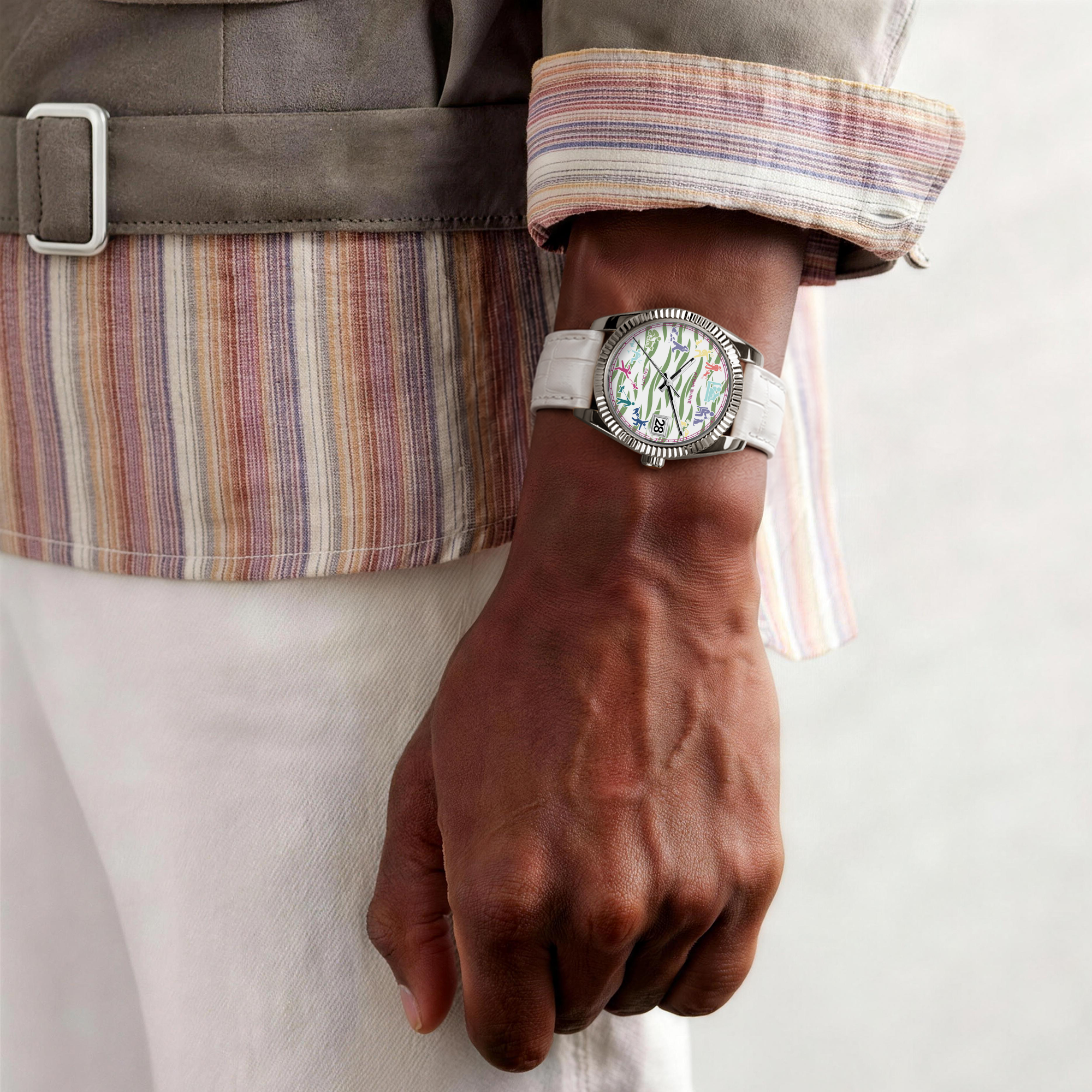 EONDATE CLASSIC LEATHER WATCH