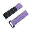 NYLON VELCRO WATCH STRAP (Purple & Black Stitching)