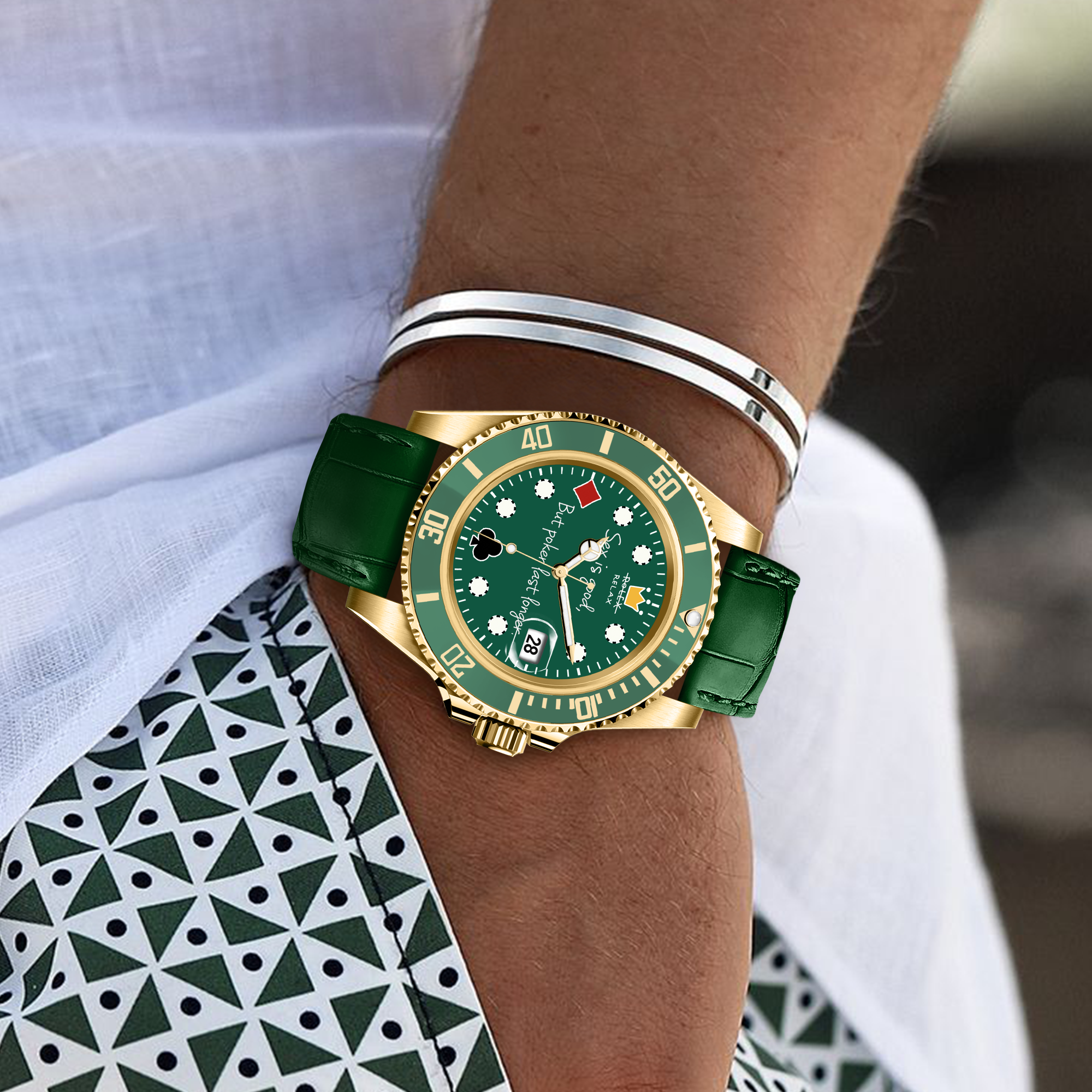 HYDROCORE CLASSIC LEATHER WATCH