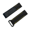 NYLON VELCRO WATCH STRAP (Black & Yellow Stitching)
