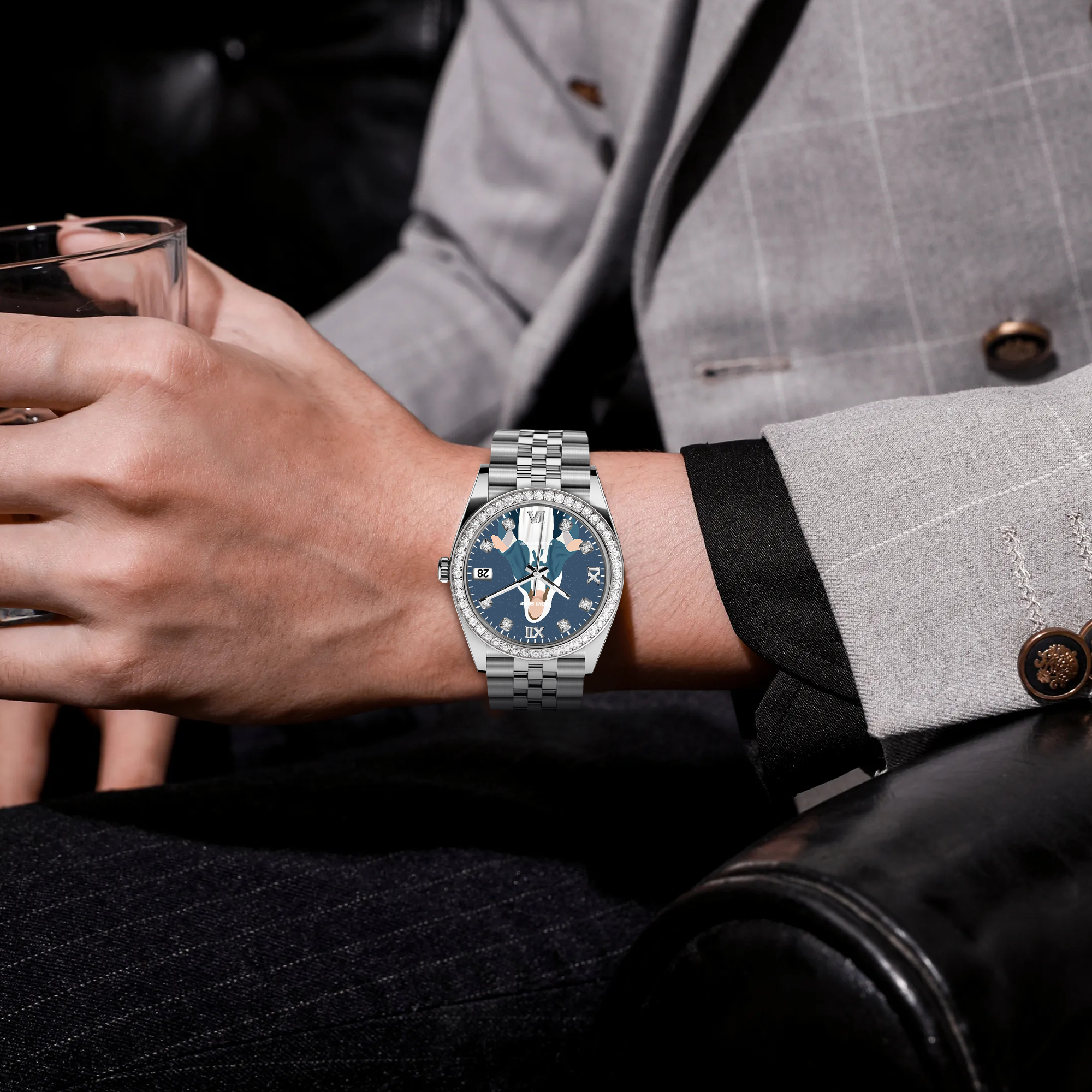 Diary Diamond Watch
