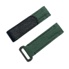 NYLON VELCRO WATCH STRAP (Green & Black Stitching)