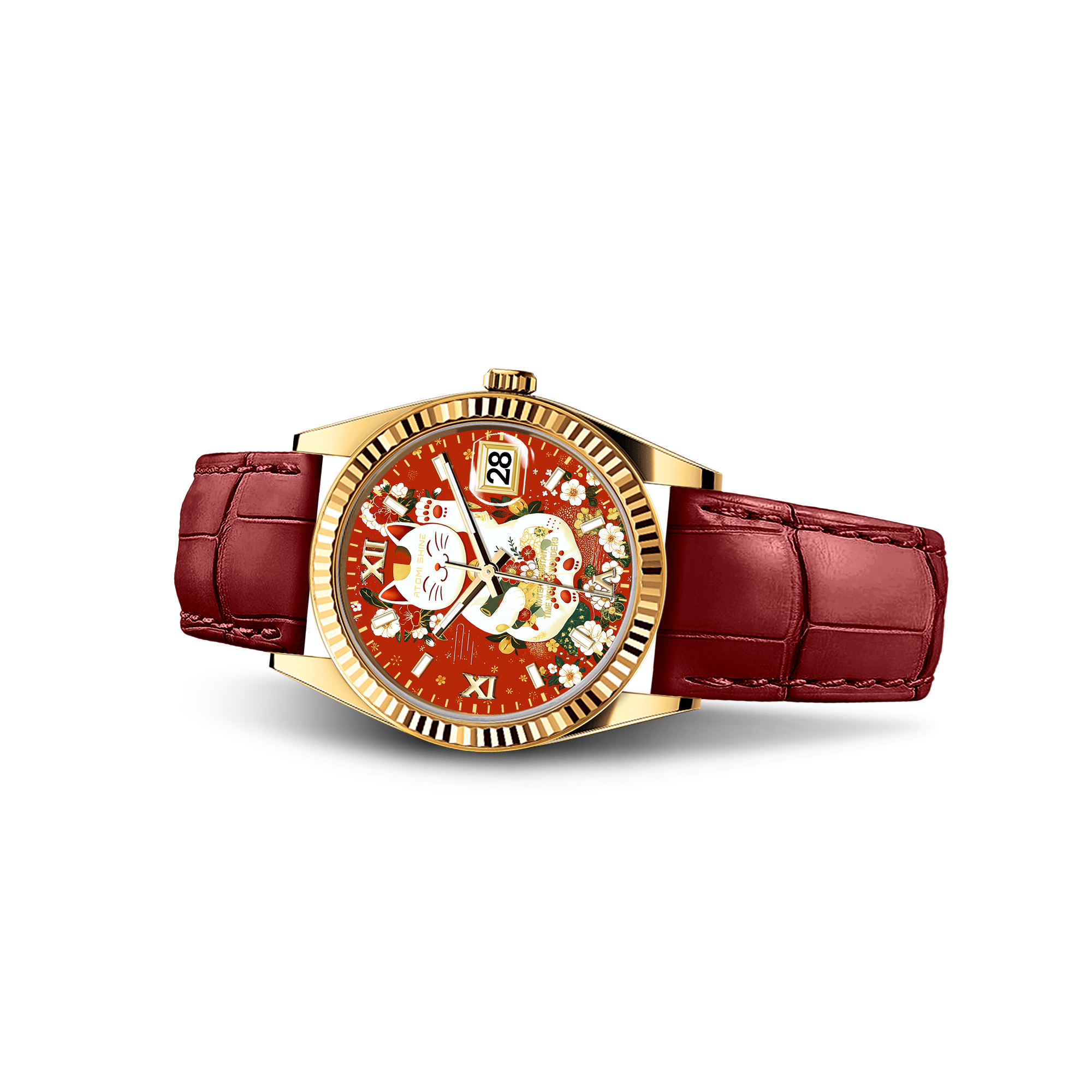 EONDATE CLASSIC LEATHER WATCH