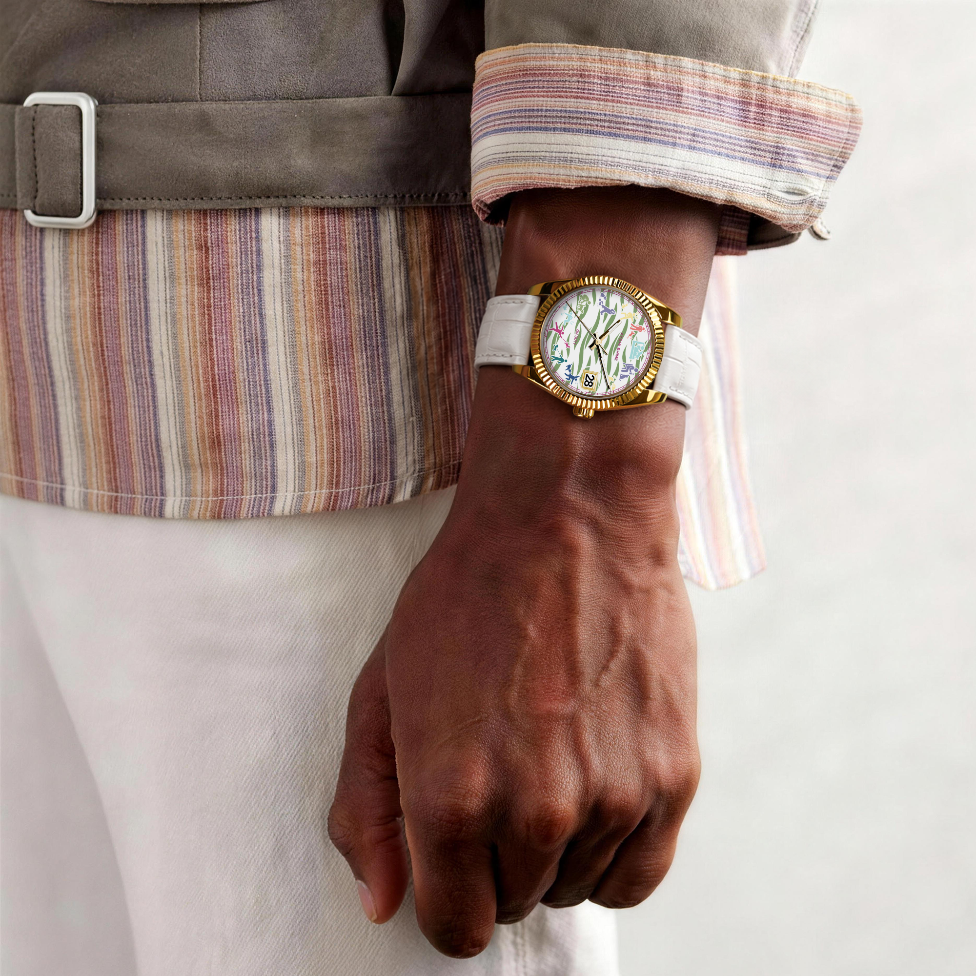 EONDATE CLASSIC LEATHER WATCH