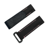 NYLON VELCRO WATCH STRAP (Black & Pink Stitching)