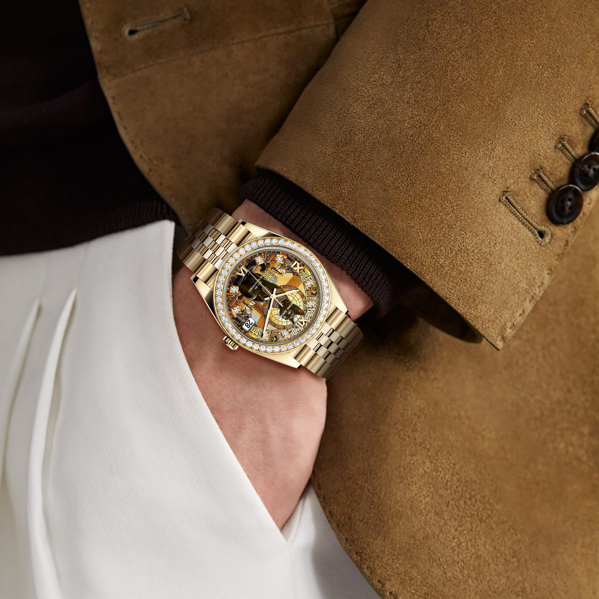 Diary Diamond Watch