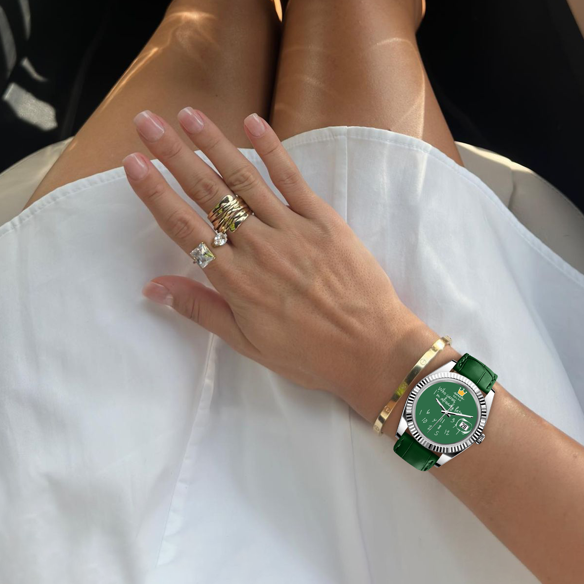 EONDATE MAXI CLASSIC LEATHER WATCH