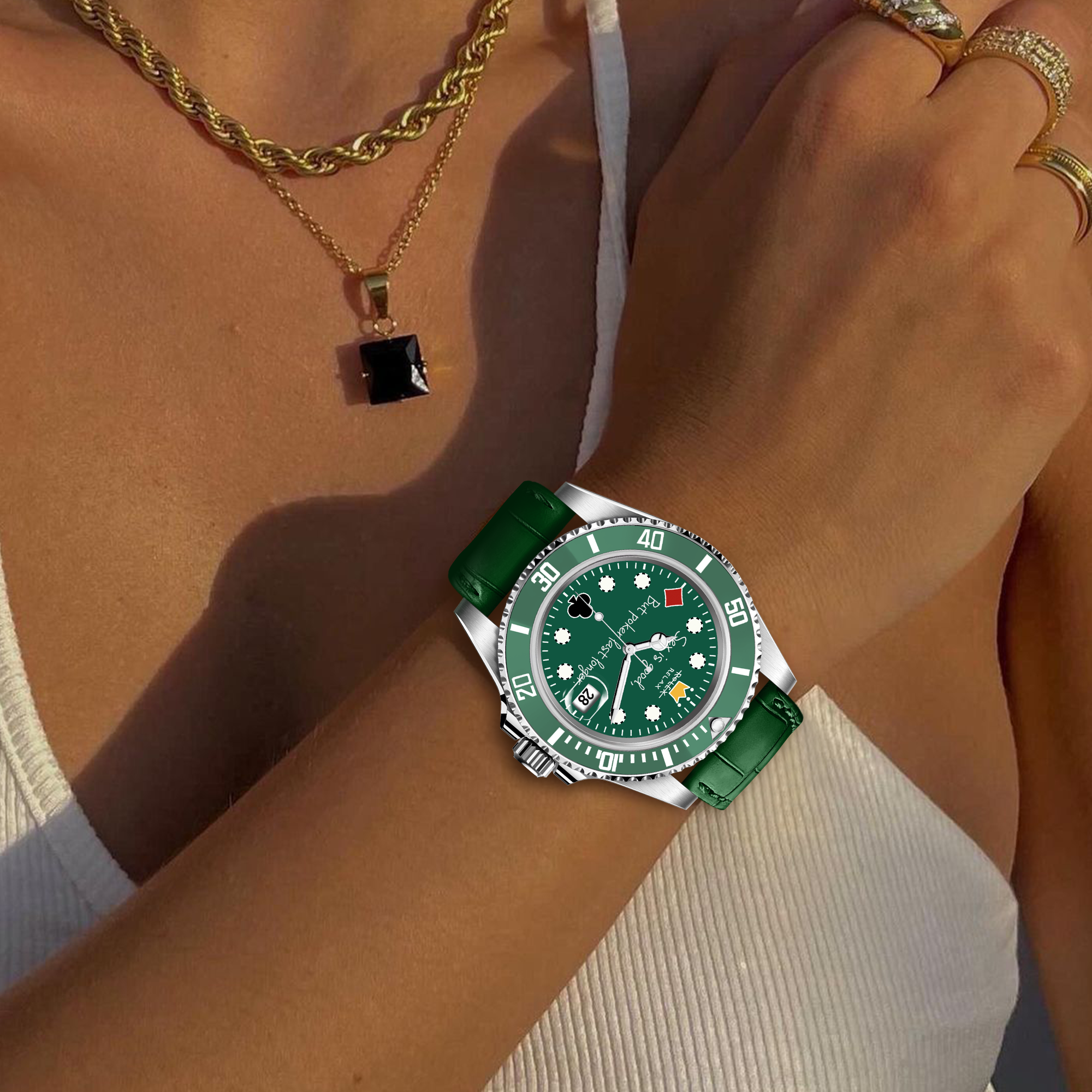 HYDROCORE CLASSIC LEATHER WATCH
