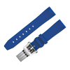 FLUORO WATCH STRAP (Blue Strap + Silver Buckle)
