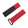 NYLON VELCRO WATCH STRAP (Red & Black Stitching)
